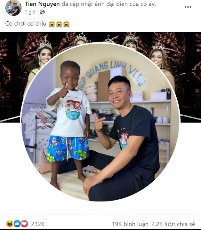 Phía sau chuyện Thùy Tiên bất ngờ đổi avatar hình Quang Linh Vlog ...