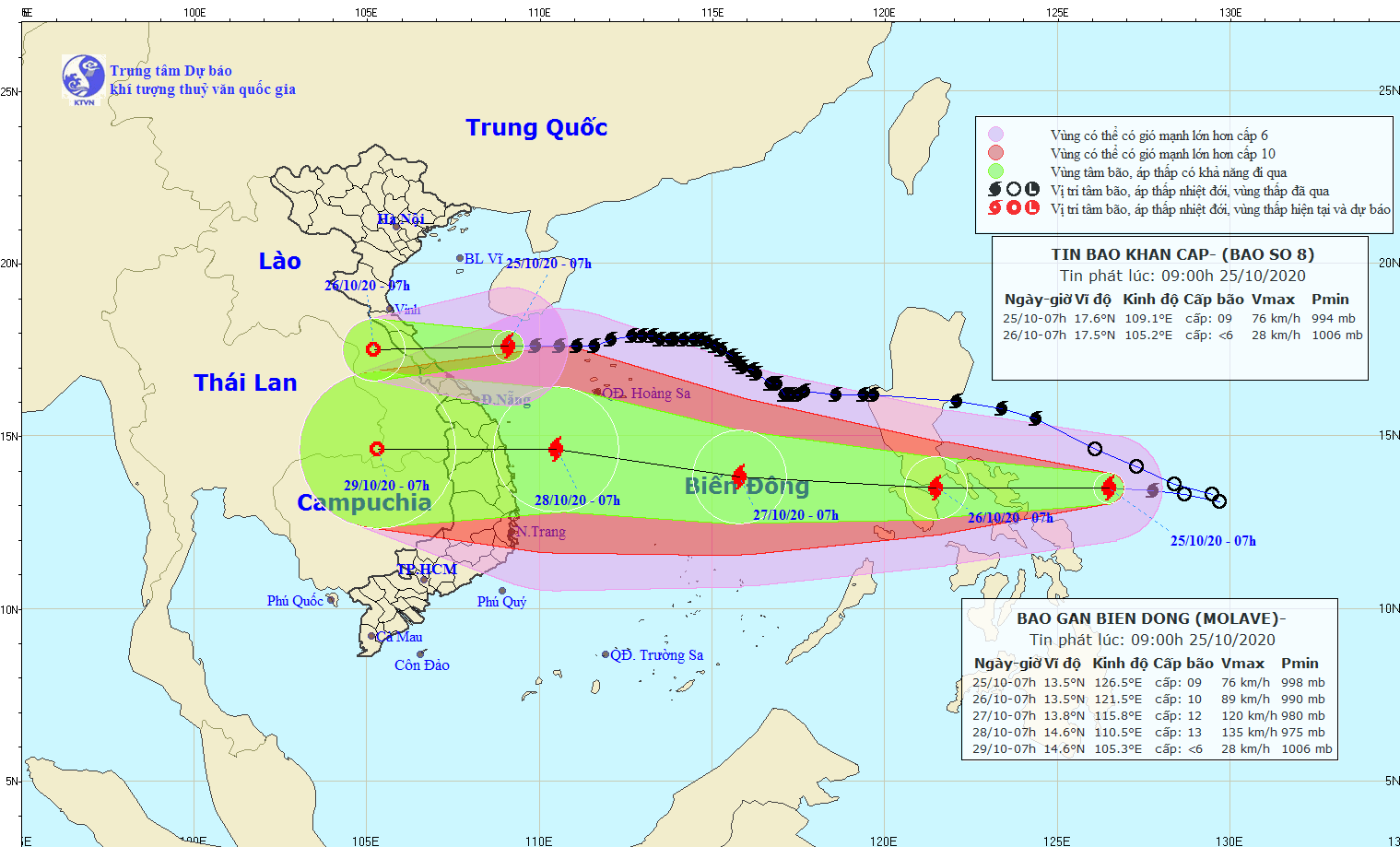 bao molave dang di chuyen nhanh vao bien Dong, lien tuc tang cap hinh anh 1