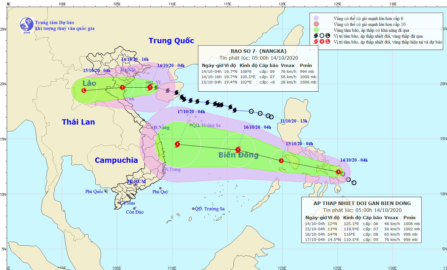 Ap thap nhiet doi lai xuat hien gan bien Dong, co kha nang thanh bao so 8 hinh anh 1