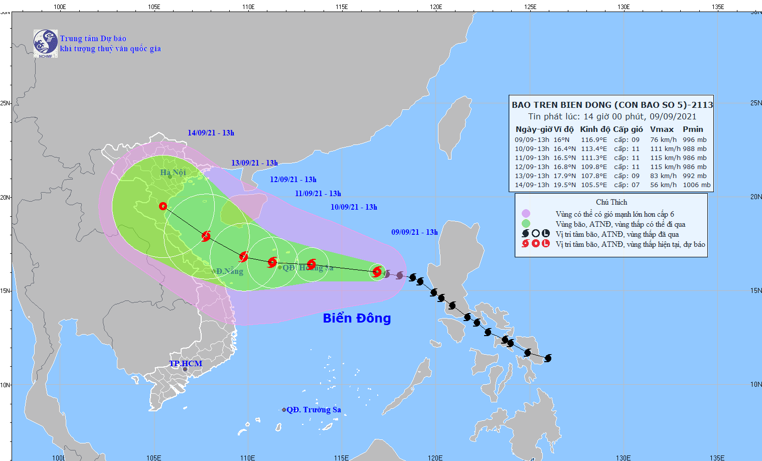 bao so 5 co xu huong tang cap, ha noi sap co mua rao va dong hinh anh 1