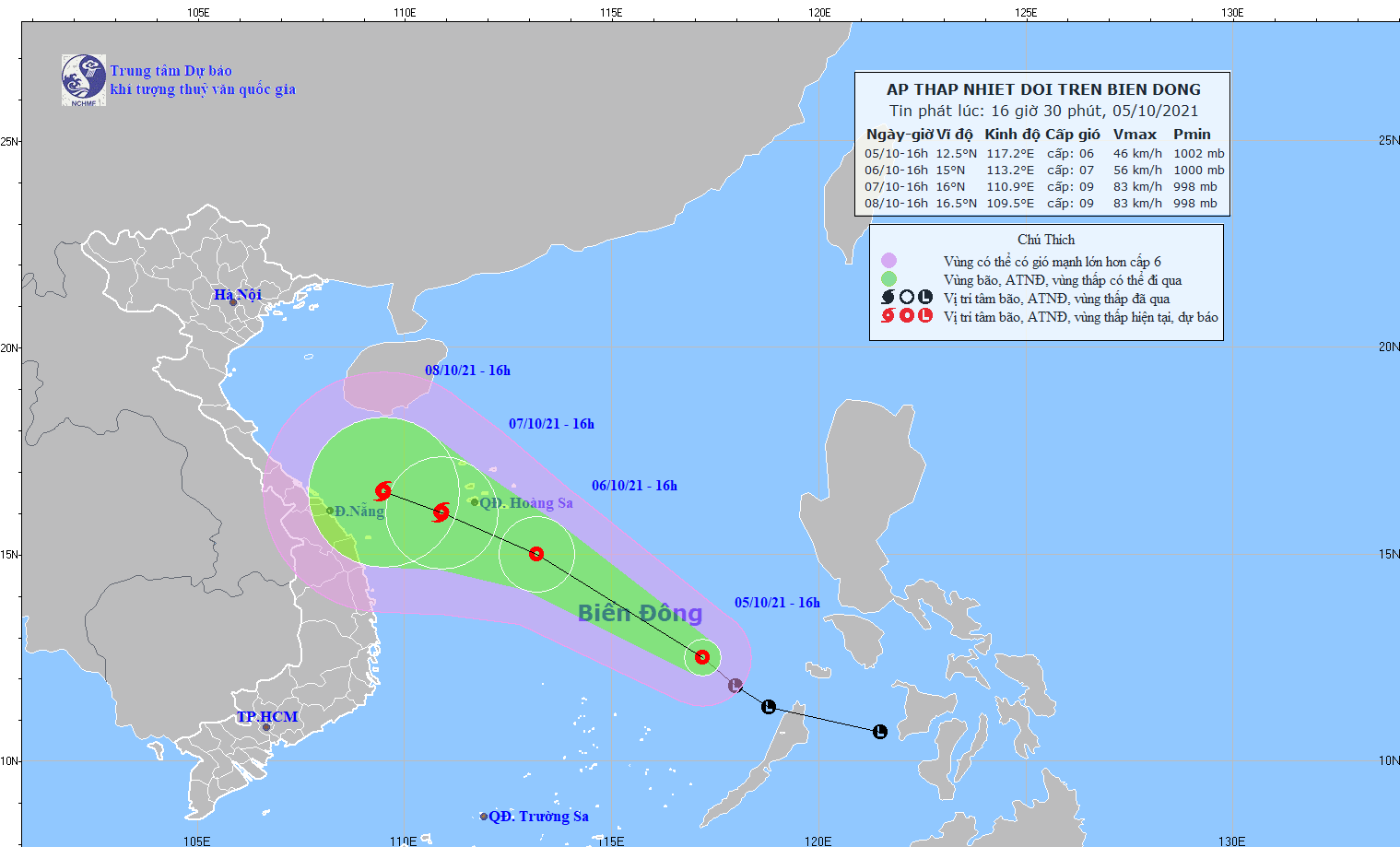 Ap thap nhiet doi giat cap 8, cach quan dao truong sa 360km hinh anh 1