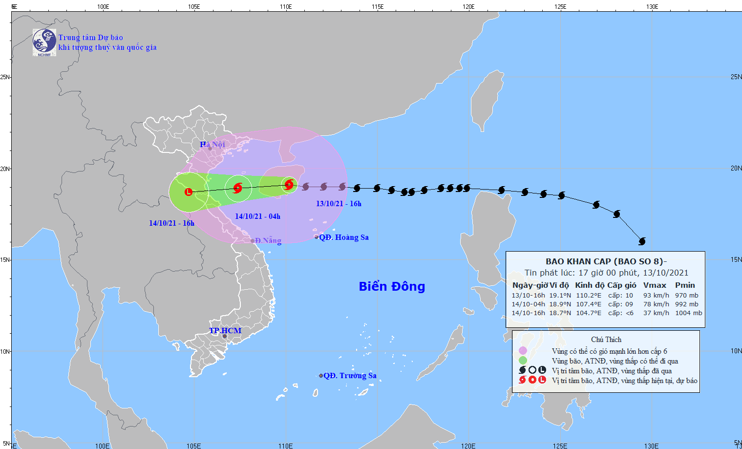 bao so 8 gay gio manh vu ng ven bie n tu qua ng ninh de n qua ng bi nh hinh anh 1