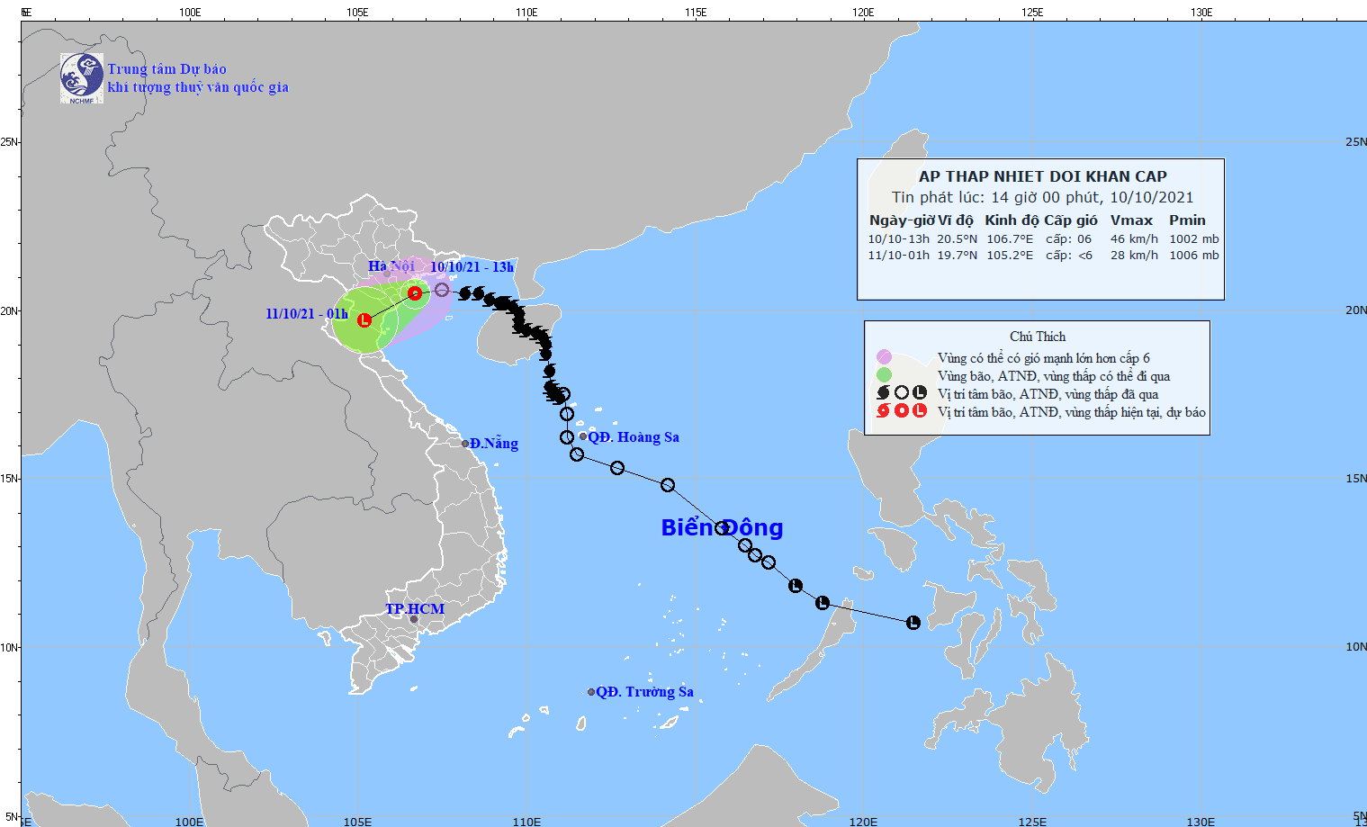 Ap thap nhiet doi gay mua lon o mien bac, nguy co lu quet, sat lo dat tai khu vuc vung nui hinh anh 1