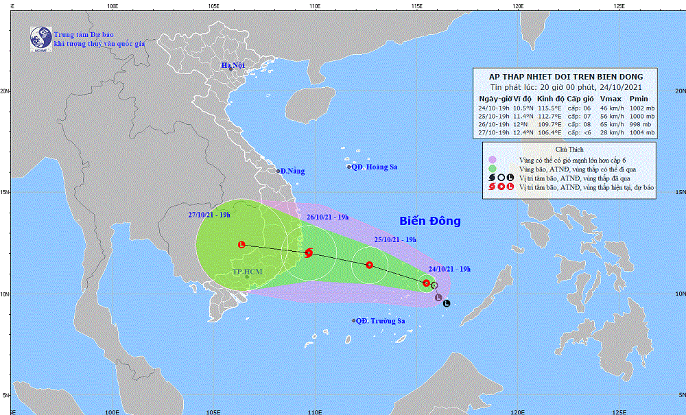 Ap thap nhiet doi cach dao song tu tay khoang 170km, giat cap 8 hinh anh 1