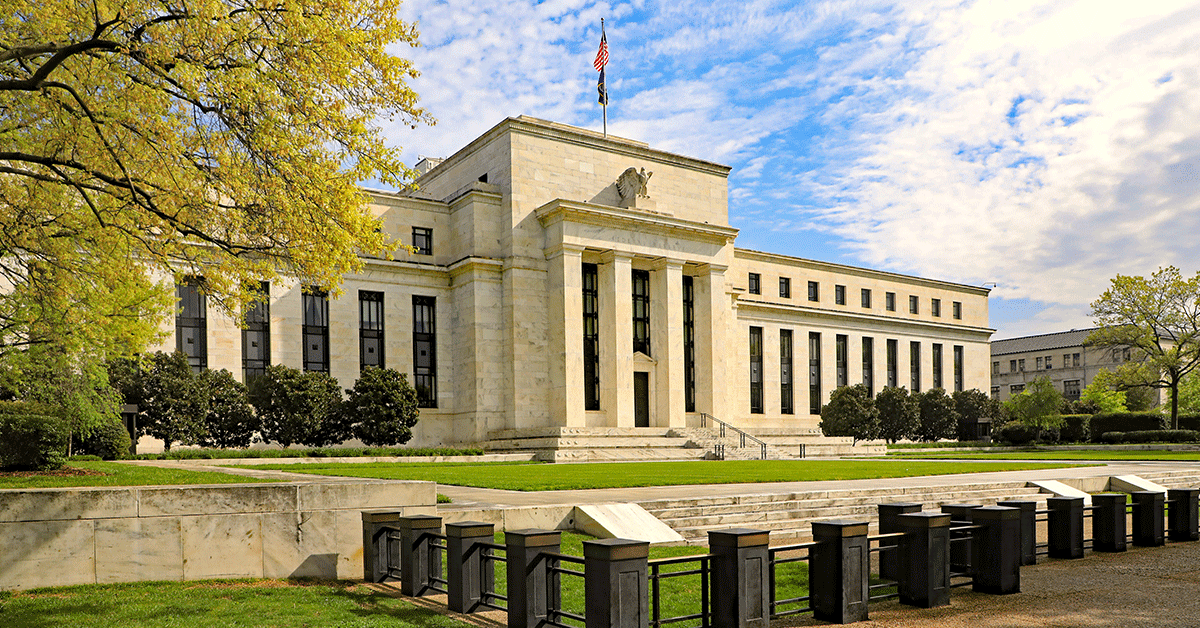 Trụ sở Ngân hàng Dự trữ Liên bang Mỹ (FED) ở trung tâm thủ đô Washington D.C. Ảnh: Coastal Wealth Management.