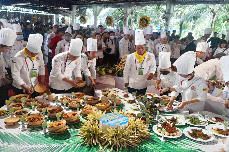 ben tre sets national and global records for making most coconut-made dishes picture 1