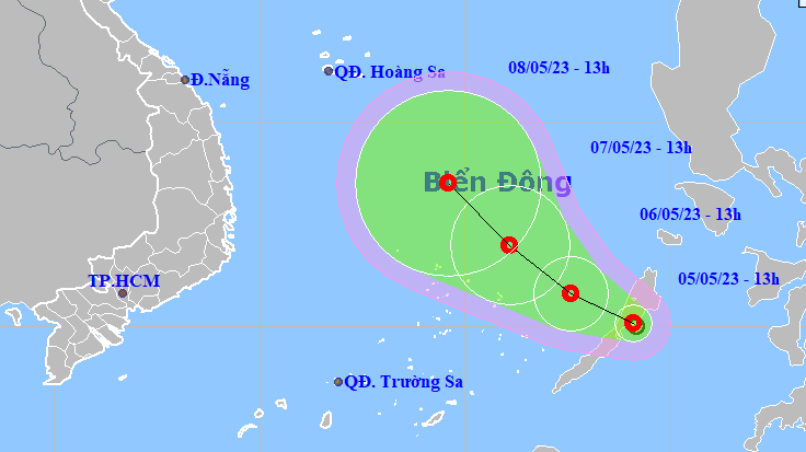 Ap thap nhiet doi dau tien gan bien Dong hinh anh 1