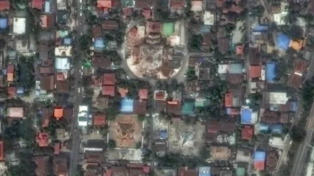 Anh ve tinh truoc va sau tran dong dat kinh hoang o myanmar hinh anh 10