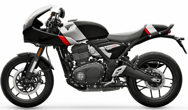 triumph tracker 400 va thruxton 400 ra mat thiet ke doc dao, dong co manh hon hinh anh 2