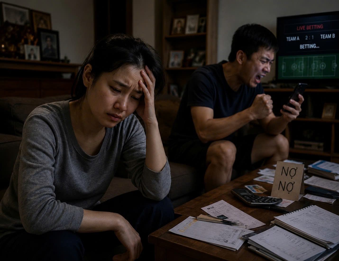 Chồng bỏ gia đình, vợ con chỉ vì đam mê cờ bạc đỏ đen, phải làm sao?