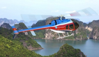 Máy bay trực thăng Máy bay Bell-505 thuộc Công ty Trực thăng Miền Bắc thuộc Tổng Công ty Trực thăng Việt Nam (Binh đoàn 18).