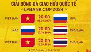 Lịch thi đấu giải bóng đá giao hữu quốc tế LPBank Cup 2024