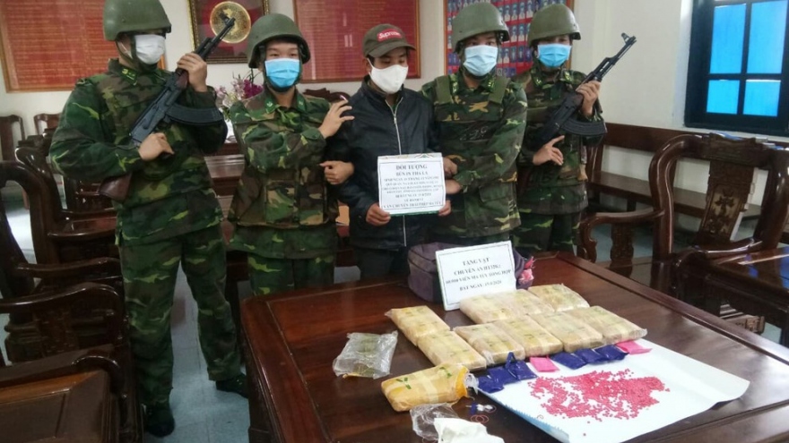 Bộ đội biên phòng Hà Tĩnh phá chuyên án ma túy lớn