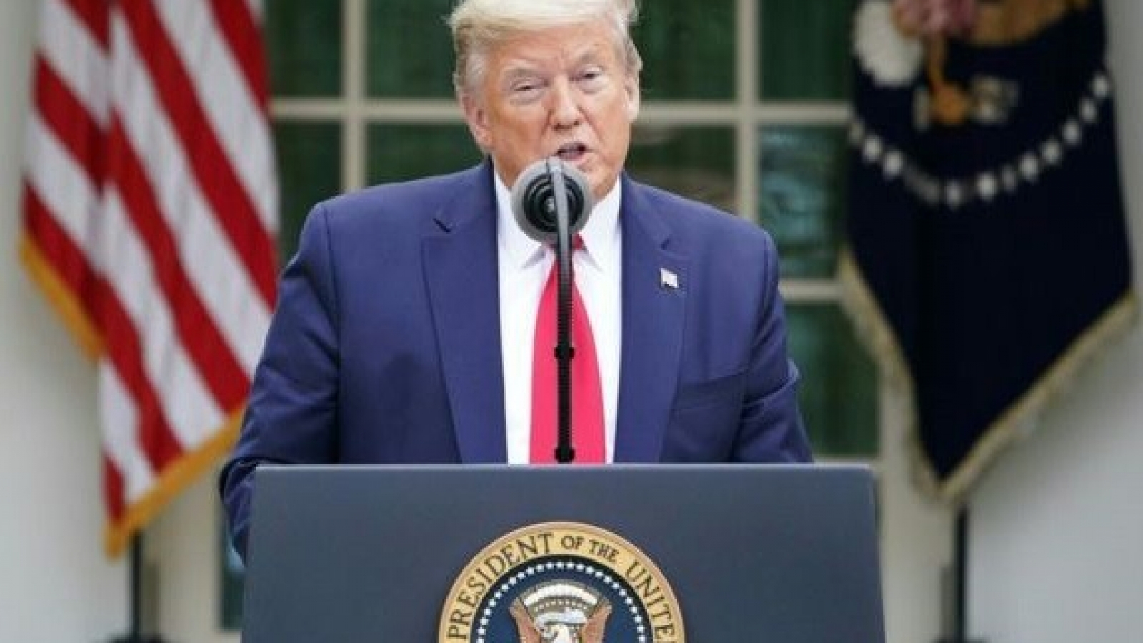 Ông Trump tuyên bố Mỹ tiếp tục tiến triển trong chống Covid-19