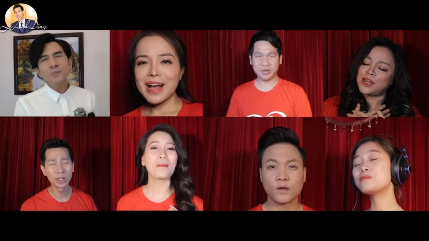 Hơn 30 ca sĩ cùng hát trong MV sôi động cổ vũ chống dịch Covid-19
