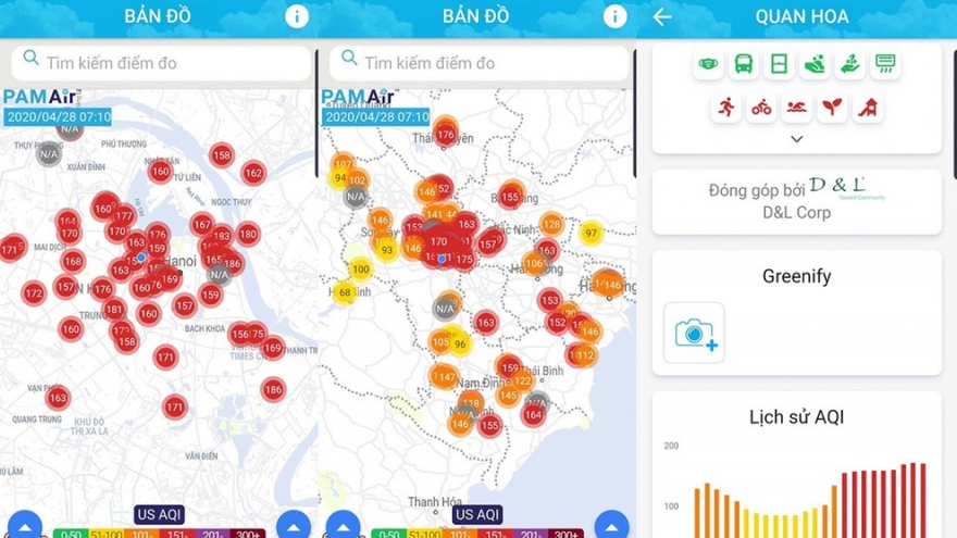 Không khí ở Hà Nội trở lại vị trí ô nhiễm nhất thế giới