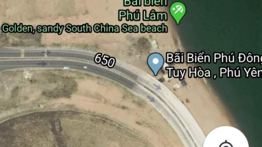 Phản bác Google Maps thông tin sai sự thật về bãi biển ở Phú Yên 