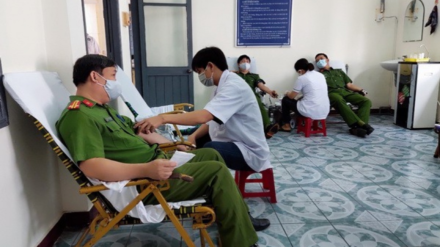 1000 cán bộ, chiến sỹ công an Phú Yên đăng ký hiến máu tình nguyện