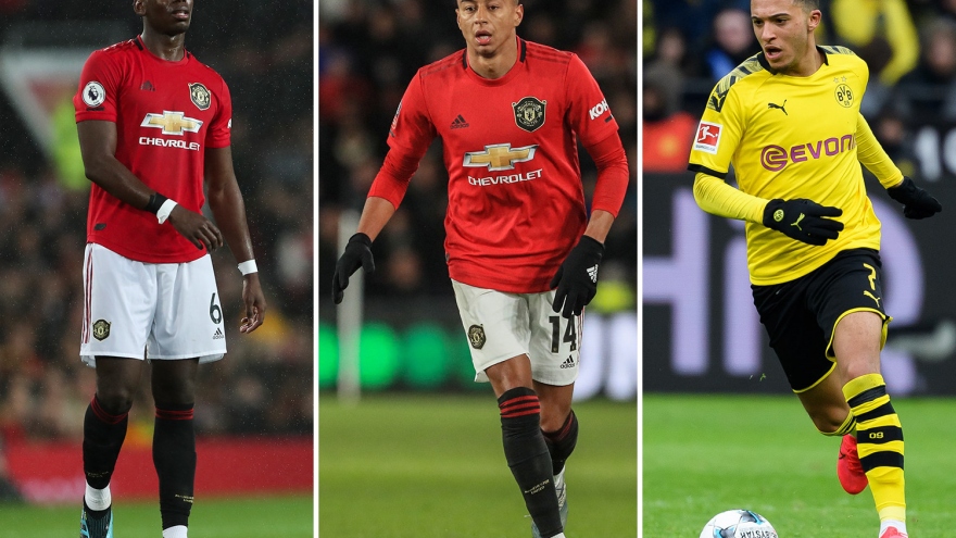 Chuyển nhượng 27/4: MU sẽ bán Pogba và Lingard để lấy tiền mua Sancho