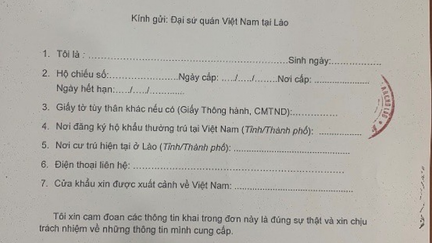 Lào cho phép công dân Việt Nam về nước theo nguyện vọng