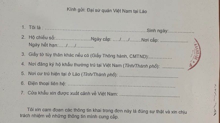Lào cho phép công dân Việt Nam về nước theo nguyện vọng 