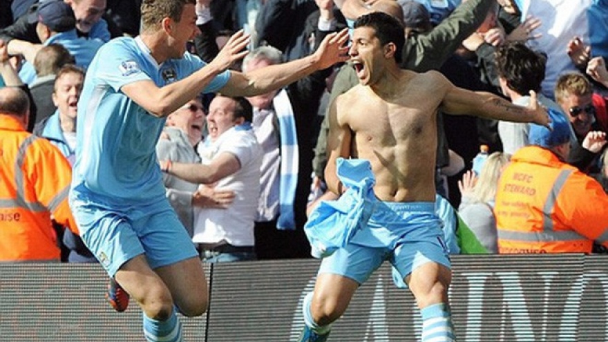 Ngày này năm xưa: Aguero giúp Man City vô địch Ngoại hạng Anh