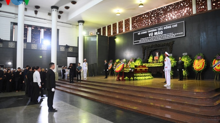 Thủ tướng, Chủ tịch Quốc hội cùng lãnh đạo Đảng, Nhà nước dự lễ tang ông Vũ Mão