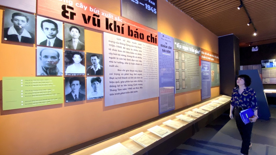Di sản báo chí các thời kỳ trong Bảo tàng Báo chí Việt Nam