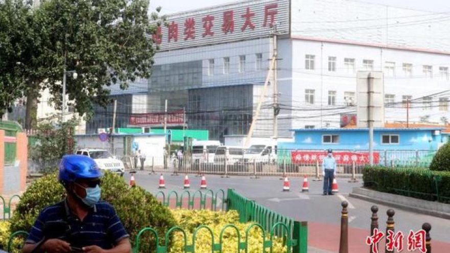 Chợ Tân Phát Địa trở thành ổ dịch Covid-19 mới ở Bắc Kinh (Trung Quốc)