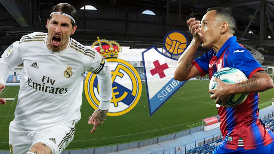 Đội hình dự kiến Real Madrid - Eibar: Eden Hazard lĩnh ấn tiên phong?