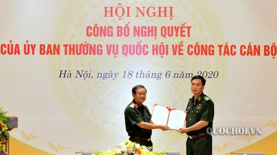 Công bố Nghị quyết của Ủy ban Thường vụ Quốc hội về công tác cán bộ