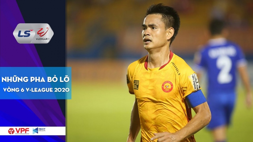 VIDEO: Những pha bỏ lỡ khó tin nhất vòng 6 V-League 2020