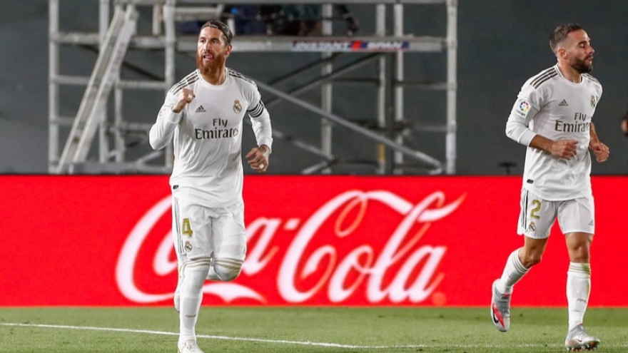 Ramos bắn hạ Getafe, Real Madrid thẳng tiến đến ngôi vô địch La Liga