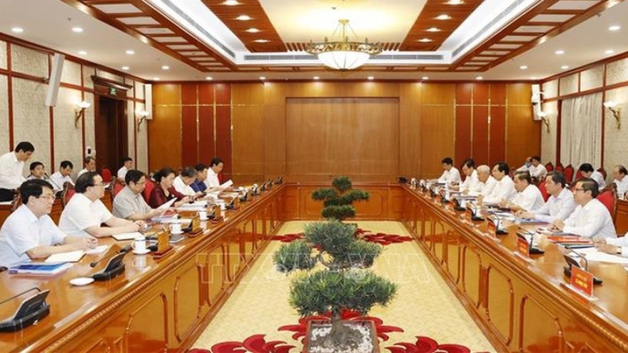 Bộ Chính trị làm việc về chuẩn bị Đại hội các đảng bộ trực thuộc TƯ