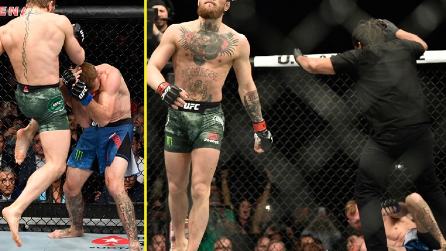 VIDEO: Chuỗi ra đòn “hiểm ác” của Conor McGregor qua góc quay chậm