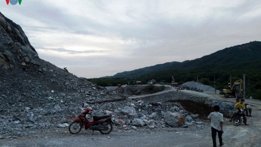 Tai nạn tại mỏ đá ở Quảng Bình khiến 1 công nhân tử vong