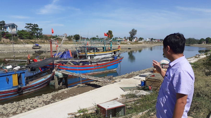 Dự án âu tàu tránh trú bão Quảng Xương, Thanh Hóa gần 4 năm vẫn còn dang dở