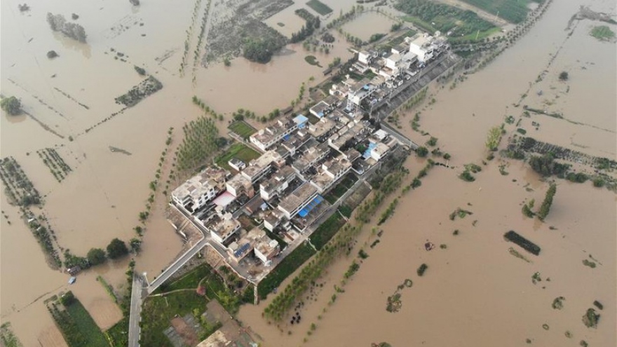 Sông Hoài (Trung Quốc) sắp phải gánh chịu 2 đợt mưa lớn