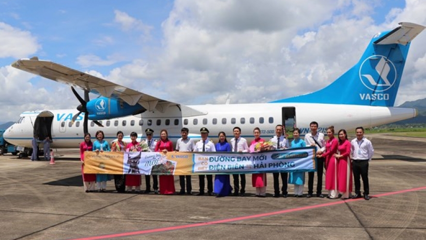 Vietnam Airlines launches Dien Bien - Hai Phong flights