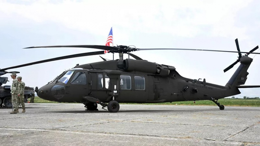 Trực thăng quân đội Mỹ rơi trong lúc huấn luyện khiến 2 người tử nạn
