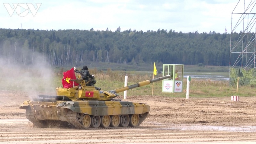 Đội tăng Việt Nam vào bán kết cuộc thi Tank Biathlon 2020