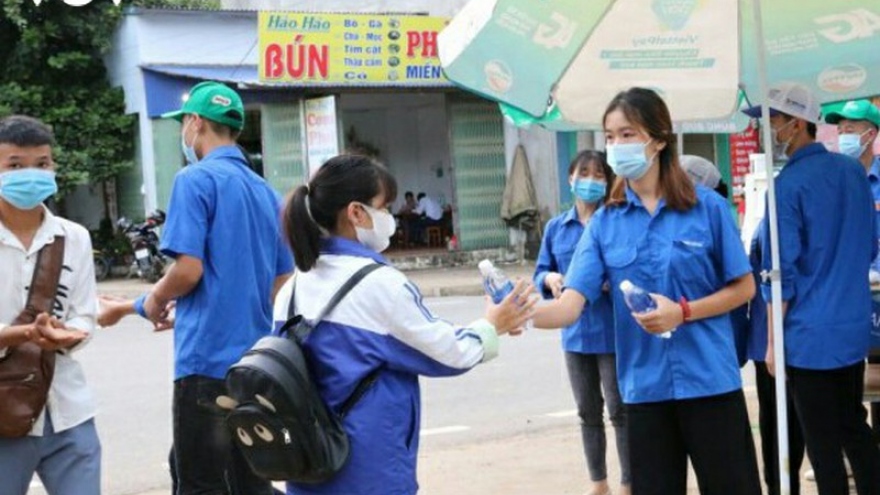 Suất ăn miễn phí tiếp sức thí sinh ở huyện biên giới Sốp Cộp, Sơn La