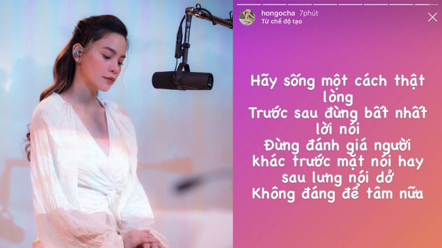 Chuyện showbiz: Hà Hồ gây hoang mang khi chia sẻ trạng thái không vui