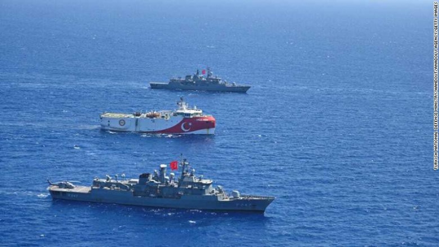 Đông Địa Trung Hải “dậy sóng”: Đức kìm chế căng thẳng giữa Hy Lạp và Thổ Nhĩ Kỳ