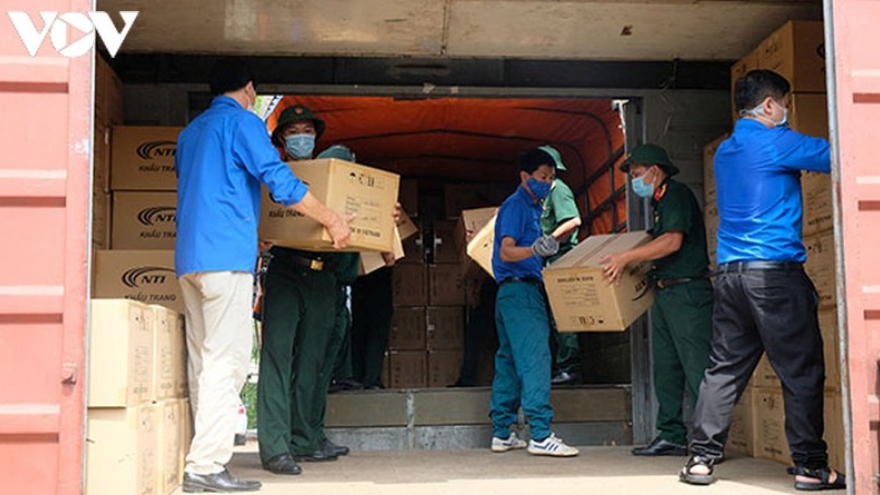 Đà Nẵng tiếp nhận 80 tấn vật tư Bộ Y tế gửi hỗ trợ chống Covid-19