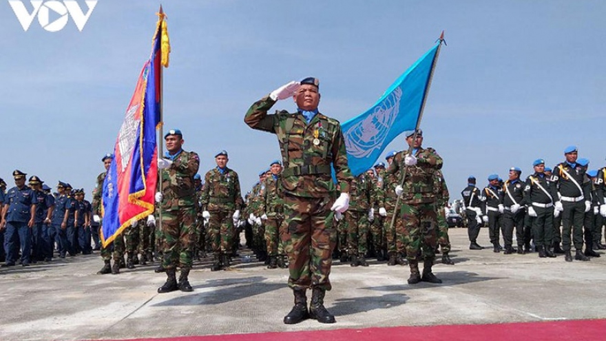 Bất chấp Covid-19, Campuchia vẫn cử binh sĩ tham gia lực lượng gìn giữ hòa bình