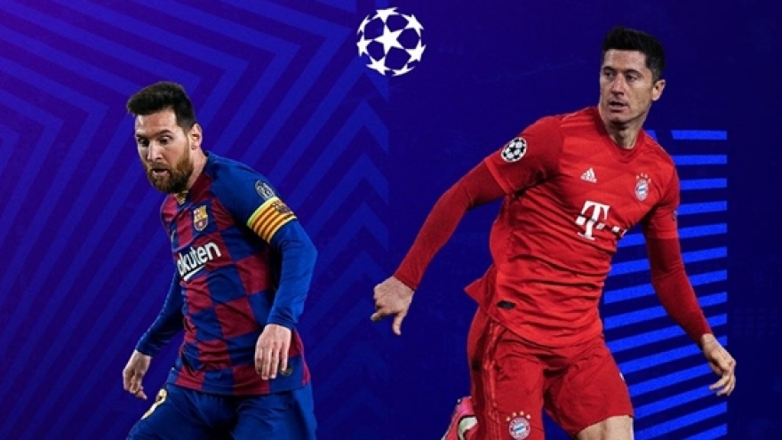 Lịch thi đấu tứ kết Champions League: Chờ xem Barca đại chiến Bayern