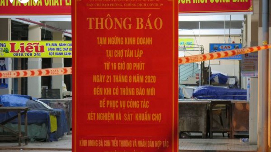 Nhiều chợ tạm Đà Nẵng ngưng hoạt động do tiểu thương mắc Covid -19