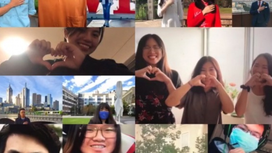 OVs students make video to encourage Vietnam amid COVID-19