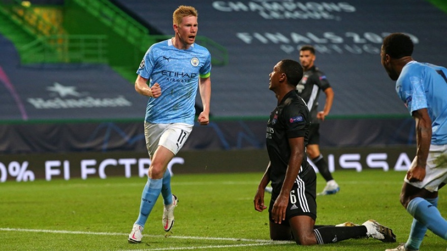 Man City bị loại ở Champions League, De Bruyne chỉ muốn về với vợ